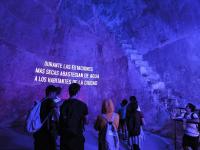 Visita de CCMMSS Juan XXIII y Pedro Goitia al Museo de Aguas de Alicante 002