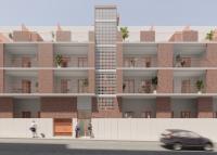 Imagen de la recreación de la fachada del nuevo edificio que se va a construir.