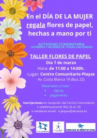 Taller Flores de Papel