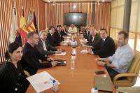 Imagen de la reunión mantenida en el Ayuntamiento de Alicante