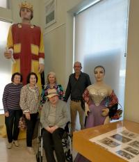 Visita de Paco Huesca y familia