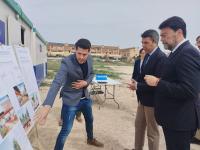 Imagen de la visita a la parcela en la que se construirá el CEIP La Almadraba