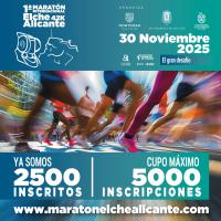 Imagen del cartel I Maratón Internacional Elche-Alicante 42K