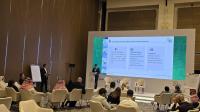 Imagen de la presentación en Riyadh de la estrategia ‘Alicante Agua Circular’  realizada por el alcalde, Luis Barcala.