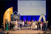 Imagen de los premiados en la 27ª Gala del Comercio y la Hostelería de Alicante 2025