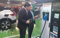 Imagen de archivo de la puesta en servicio de 32 puestos de recarga para vehículos eléctricos en el CC Gran Vía