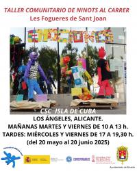 Taller comunitario ninots al carrer