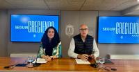 Imagen de los portavoces del equipo de Gobierno en la rueda de prensa