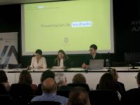 Imagen de uno de los actos con la concejala de Urbanismo, Rocío Gómez, del proceso de consulta previa del Plan General
