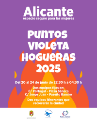 Puntos Violeta Hogueras 2025