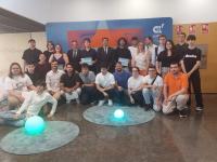 Imagen del acto de entrega de los diplomas con el alcalde de Alicante, Luis Barcala