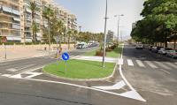 Imagendel tramo de entre la plaza Coruña y el PAU5 donde se van a crear nuevas plazas de aparcamiento