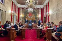 Imágenes del Pleno en la toma de posesión del nuevo concejal del grupo popular Rafael Alemañ