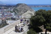 Imagen del  el baluarte de Santa Ana en el Castillo de Santa Bárbara