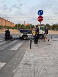 imagen del dispositivo de Policía Local en Zona Norte