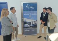 Imagen del alcalde de Alicante, Luis Barcala, en la visita a la startup Hydros Power, líder en las soluciones en la adopción del hidrógeno verde...