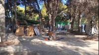 Imagen de una acampada ilegal en Alicante 
