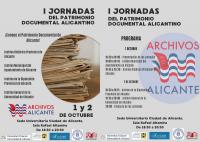 I Jornadas Patrimonio Documental Alicantino