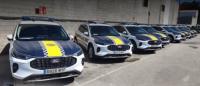 Imágenes de los nuevos coches patrulla 'Ford Cuga' incorporados a la flota de la Policía Local en marzo.