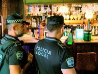 Imagen de una de las intervenciones de la Policía Local