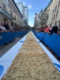 Imagen de la Coca de Mollitas de récord 