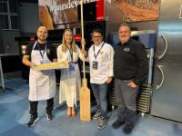 Imagen de la concejala de Hostelería, Lidia López, en la feria Gastrónoma Valencia