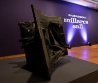 Imagen de la obra de Manolo Millares cedida por el Museo de Arte Contemporáneo de Alicante 