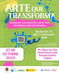 Cartel evento Arte que Transforma