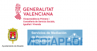 Logos GVA, Ajuntament Alacant i MEDIAPROP