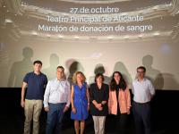 Imagen de la presentación del VIII Maratón de donaciones de sangre