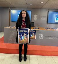 Imagen de la concejala de Fiestas, Cristina Cutanda, en la presentación del programa de Navidad