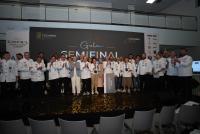 Imagen de todos los concursosantes y ganadores del concurso de la semifinal del Cocinero y Camarero del año.