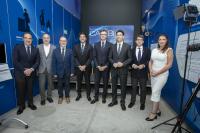 Imagen del alcalde de Alicante, Luis Barcala, en la jornada de clausura del proyecto “A una hora del cambio”, impulsado por el Terciario Avanz...