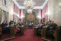 Imagen de la votación del Pelno del Ayuntamiento de Alicante