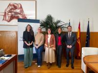 Imagen del acto entre el Ayuntamiento y la Universidad de Alicante (UA) para renovar su acuerdo de colaboración para continuar impulsando la emple...