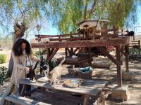 Imagen de la concejala de Sanidad y Protección Animal, Cristina Cutanda, en el el servicio de recogida y custodia de animales