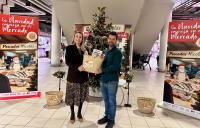 Imagen de la concejala de Mercados, Lidia López, en la presentación de la campaña de Navidad en los mercados