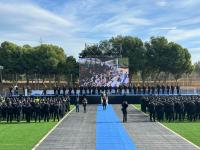 Imagen del acto de condecoración y felicitación a 170 agentes de la Policía Local de Alicante por su ayuda durante la dana del 29-O en el Ayunt...