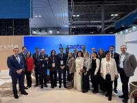 Imagen del alcalde de Alicante en Fitur con el sector de la hostelería