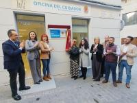 Imagen del acto de inauguración de la nueva Oficina Municipal de Atención a las Personas Cuidadoras