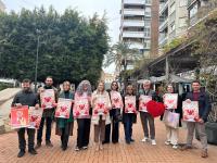 Imagen de la presentación de la campaña del comercio local por San Valentín