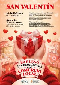 Imagen de la campaña de San Valentín 2026 del comercio local 