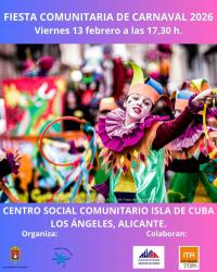 Niña disfrazada portada de Actividad Carnaval