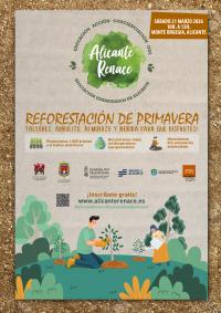 Imagen del Cartel de la Reforestación de Primavera 2026 en el Monte Orgegia