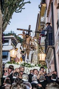 Procesión del Miércoles Santo en el barrio de Santa Cruz
