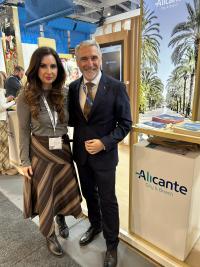 Imagen de la concejala de Turismo, Ana Poquet, en la feria ITB de Berlín