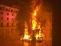 Imagen de archivo de la cremá de la Hoguera oficial del Ayuntamiento de Alicante