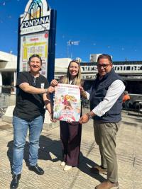 Imagen de la concejala de Comercio, Lidia López, en la presentación de las jornadas de dinamización comercial de Primavera