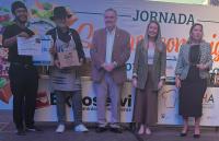 Imagen de la concejala de Hostelería, Lidia López, en el acto de entrega de los premios de las mejores Tapas Cofrades 2026