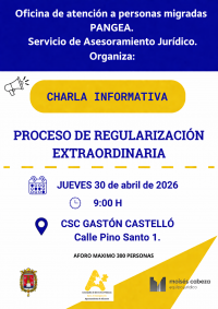 Charla informativa Proceso de Regularización Extraordinario